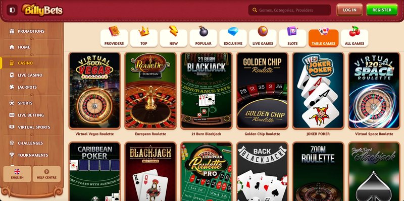 Billybets Online Casino - Eine Erfahrung in der Schweiz wertvoll? - overview